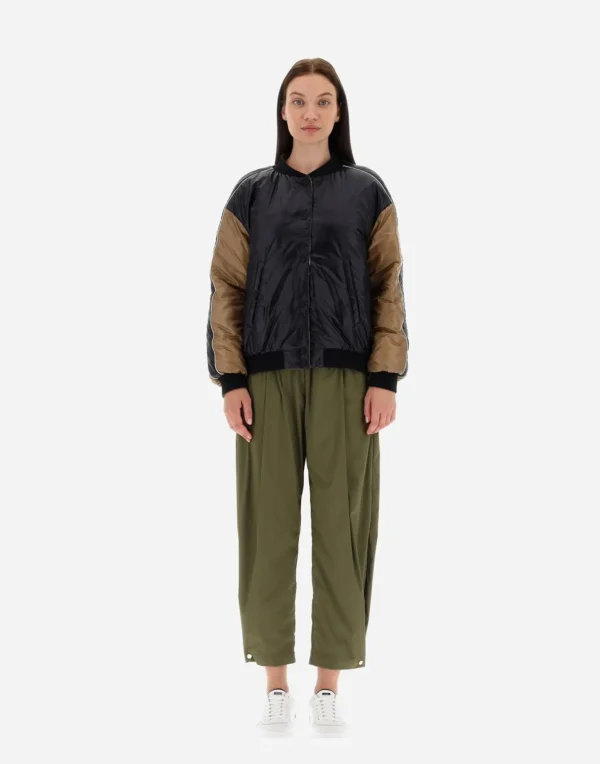 Bomber In Beta Flowers Reversibile A Nylon Ultralight E Nuage>Herno Store