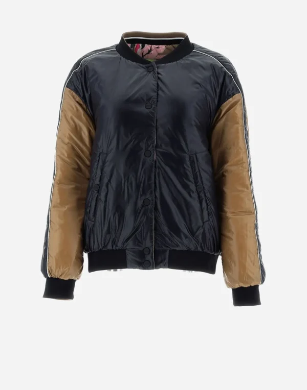 Bomber In Beta Flowers Reversibile A Nylon Ultralight E Nuage>Herno Store