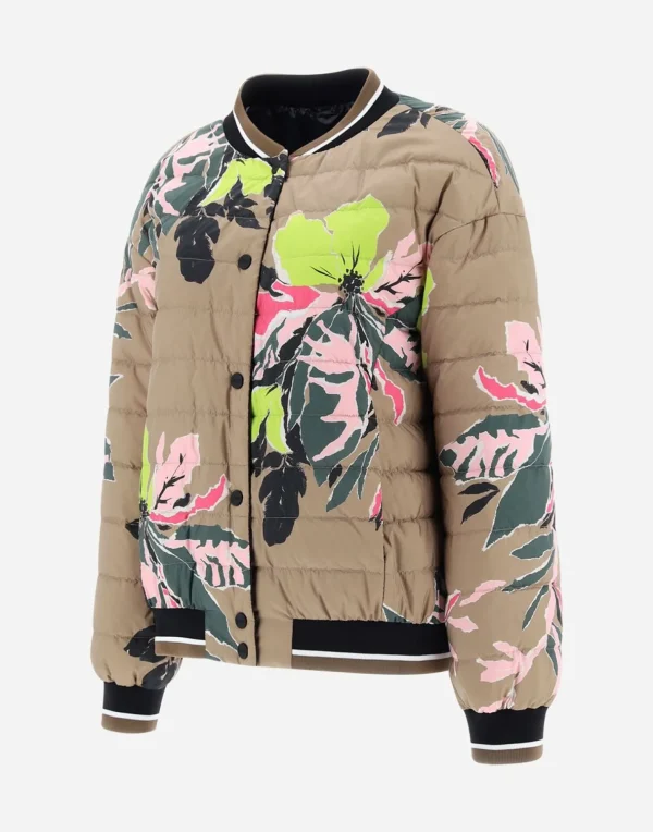 Bomber In Beta Flowers Reversibile A Nylon Ultralight E Nuage>Herno Store