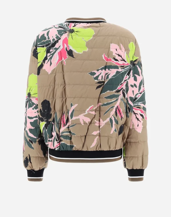 Bomber In Beta Flowers Reversibile A Nylon Ultralight E Nuage>Herno Store