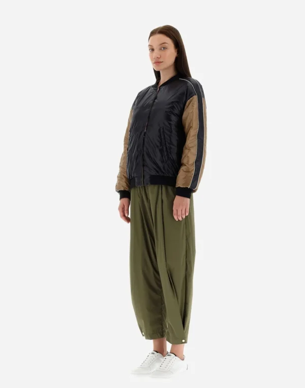 Bomber In Beta Flowers Reversibile A Nylon Ultralight E Nuage>Herno Store
