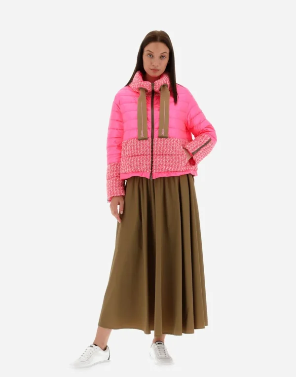 Bomber In Fashion Boucle' E Nylon Ultralight>Herno Store