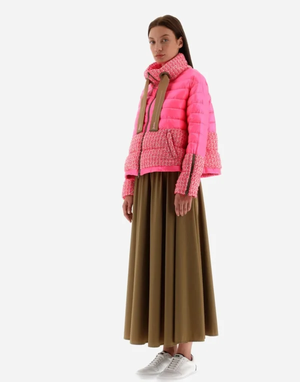 Bomber In Fashion Boucle' E Nylon Ultralight>Herno Store