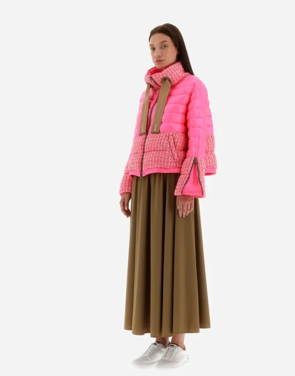 Bomber In Fashion Boucle' E Nylon Ultralight>Herno Store
