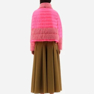 Bomber In Fashion Boucle' E Nylon Ultralight>Herno Store