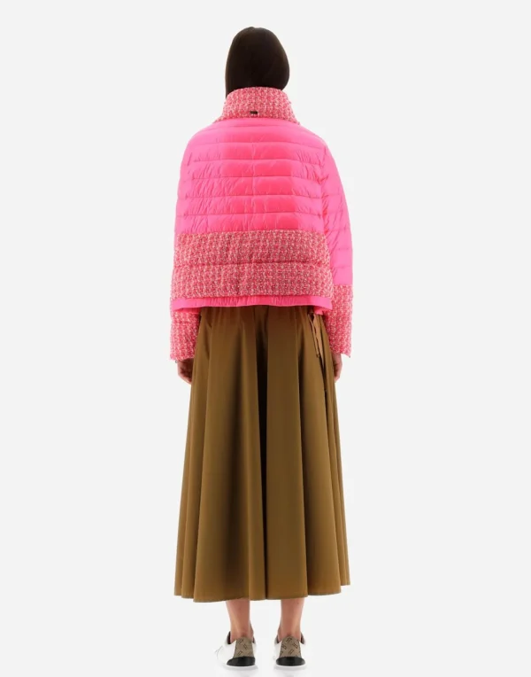 Bomber In Fashion Boucle' E Nylon Ultralight>Herno Store