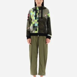 Bomber In Safari Patch Sweater>Herno Store