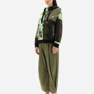 Bomber In Safari Patch Sweater>Herno Store