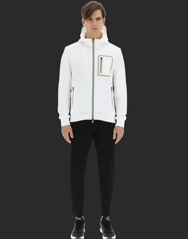 Bomber Laminar Cotton Sweater>Herno Cheap