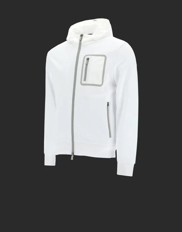 Bomber Laminar Cotton Sweater>Herno Cheap
