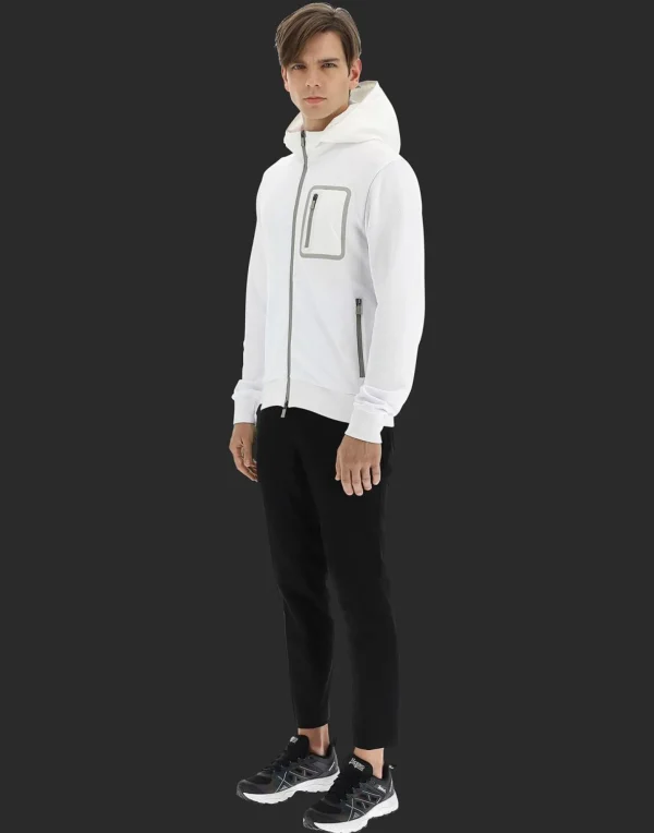 Bomber Laminar Cotton Sweater>Herno Cheap