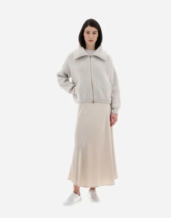 Bomber Resort In Eternity Brioche Knit>Herno Cheap