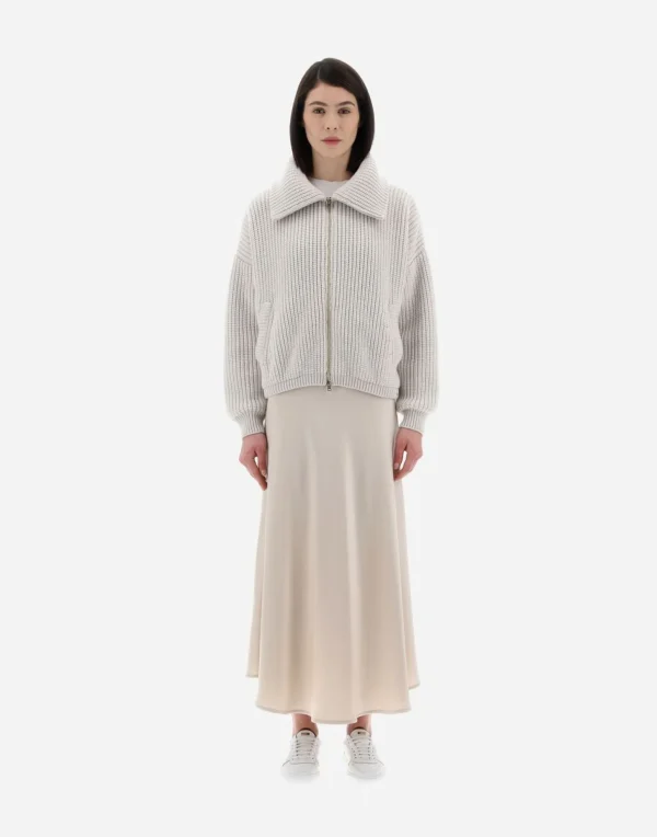 Bomber Resort In Eternity Brioche Knit>Herno Cheap