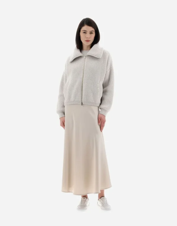 Bomber Resort In Eternity Brioche Knit>Herno Cheap