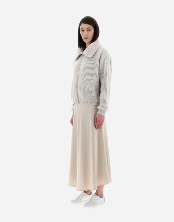 Bomber Resort In Eternity Brioche Knit>Herno Cheap