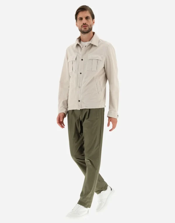 Camicia In Cotone E Lino Tinto In Capo>Herno Store