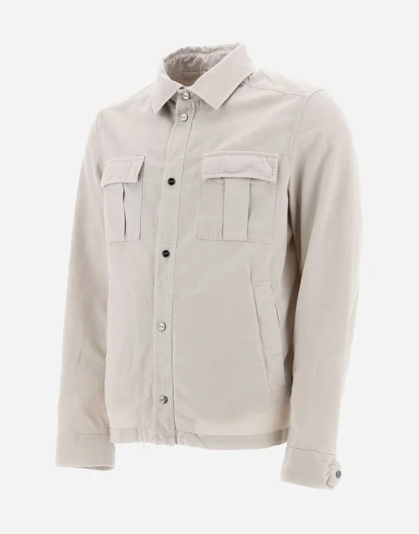 Camicia In Cotone E Lino Tinto In Capo>Herno Store