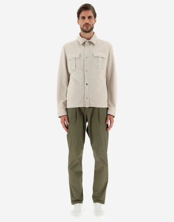 Camicia In Cotone E Lino Tinto In Capo>Herno Store