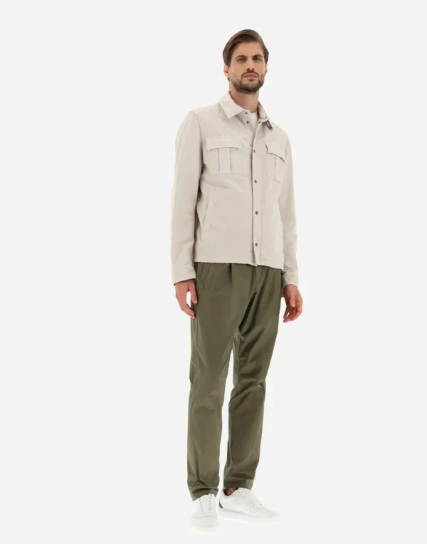 Camicia In Cotone E Lino Tinto In Capo>Herno Store
