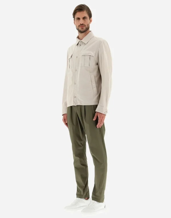 Camicia In Cotone E Lino Tinto In Capo>Herno Store