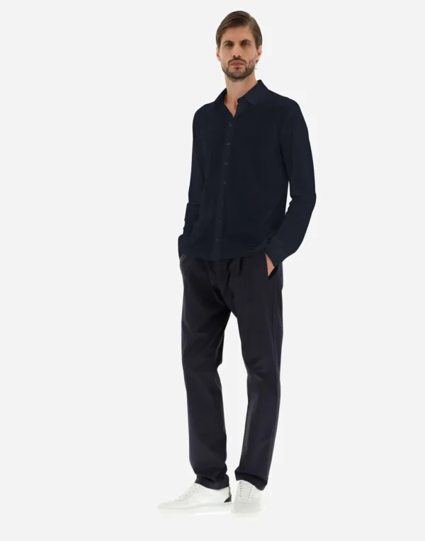 Camicia In Jersey Crepe>Herno Discount