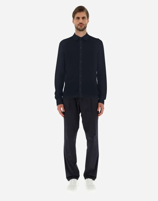 Camicia In Jersey Crepe>Herno Discount
