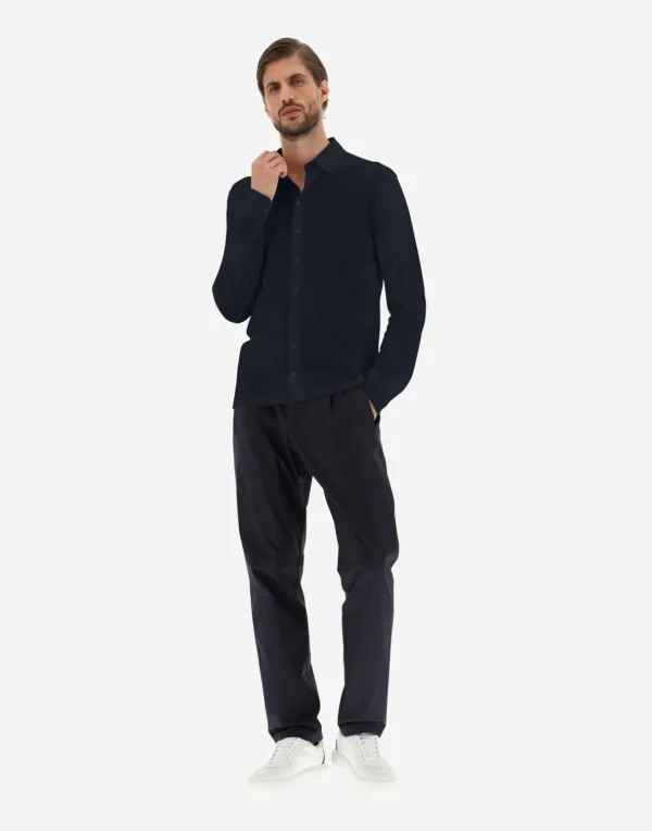 Camicia In Jersey Crepe>Herno Discount