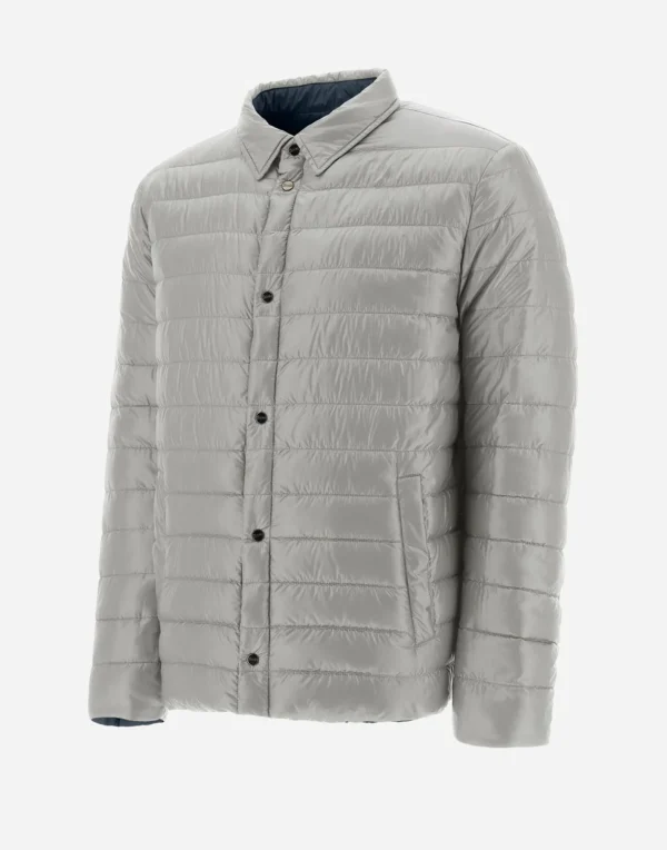 Camicia In Nylon Ultralight Reversibile Bicolore>Herno Flash Sale