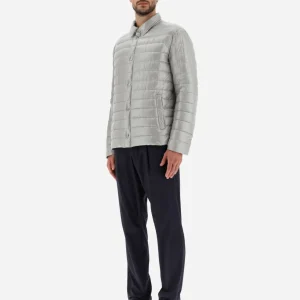 Camicia In Nylon Ultralight Reversibile Bicolore>Herno Flash Sale