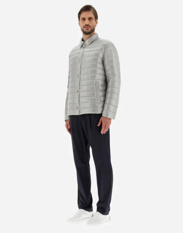 Camicia In Nylon Ultralight Reversibile Bicolore>Herno Flash Sale