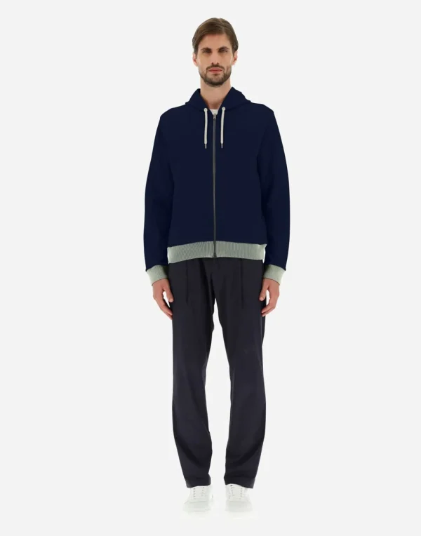 Felpa In Double Sweater>Herno Clearance