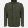 Field Jacket In Cotone E Lino Tinto In Capo>Herno New