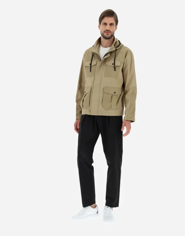 Field Jacket In Delon E Ultralight Crease>Herno Hot