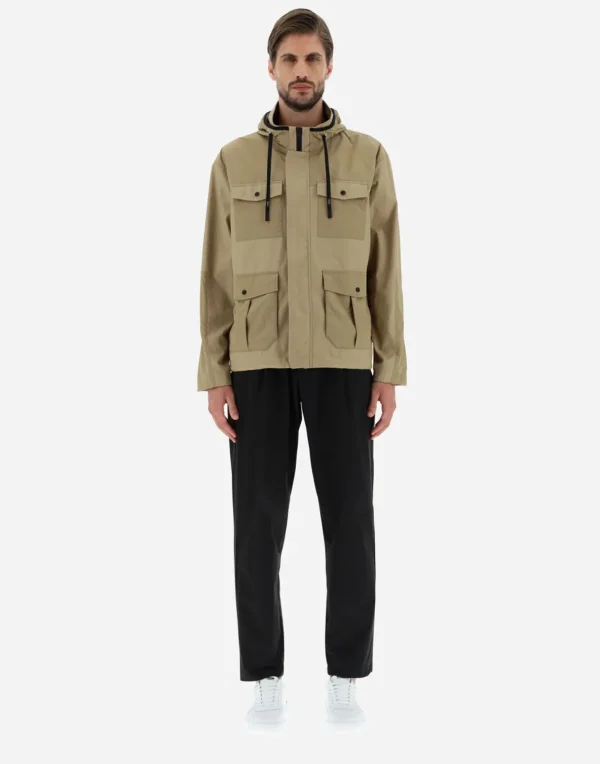 Field Jacket In Delon E Ultralight Crease>Herno Hot