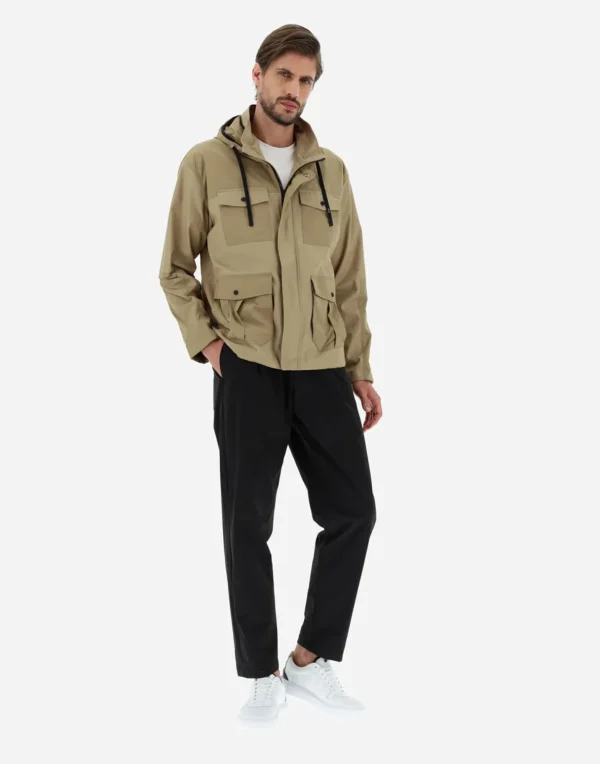 Field Jacket In Delon E Ultralight Crease>Herno Hot