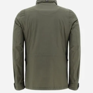 Field Jacket In Light Cotton Stretch>Herno Outlet