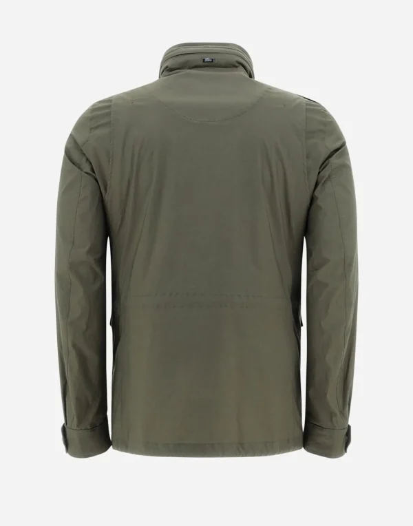 Field Jacket In Light Cotton Stretch>Herno Outlet