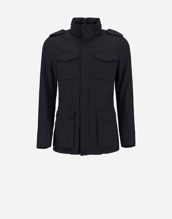 Field Jacket Tigri Lavato>Herno Sale
