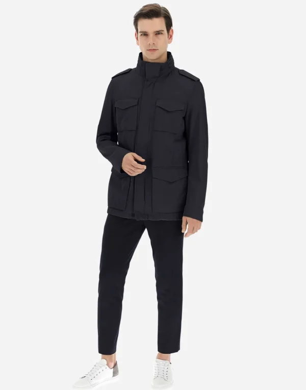 Field Jacket Tigri Lavato>Herno Sale