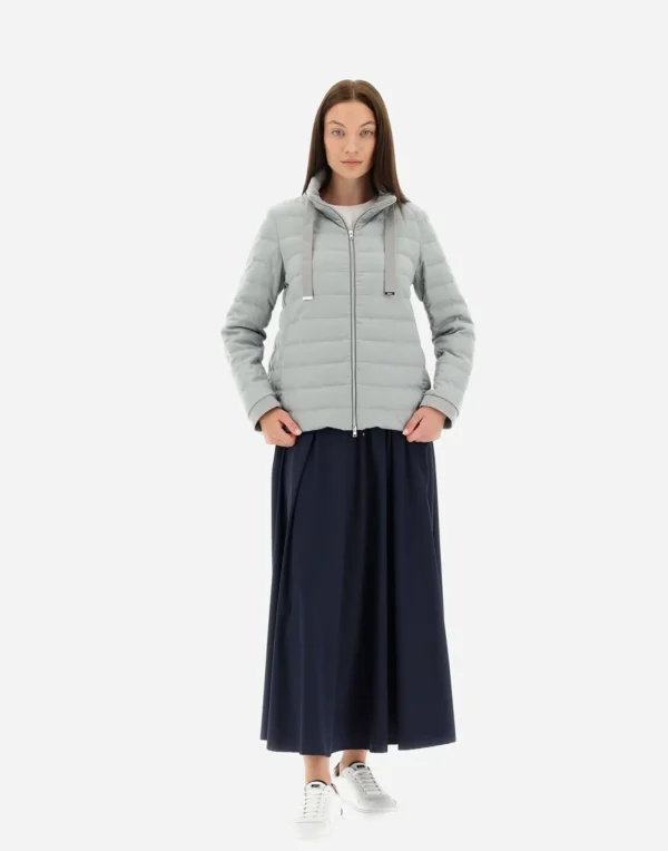 Giacca In Cashmere Seta E Knit>Herno Store