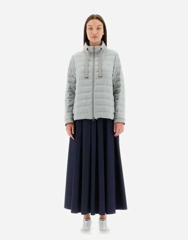 Giacca In Cashmere Seta E Knit>Herno Store