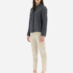 Giacca Slim In Nylon Ultralight Con Colletto>Herno Online