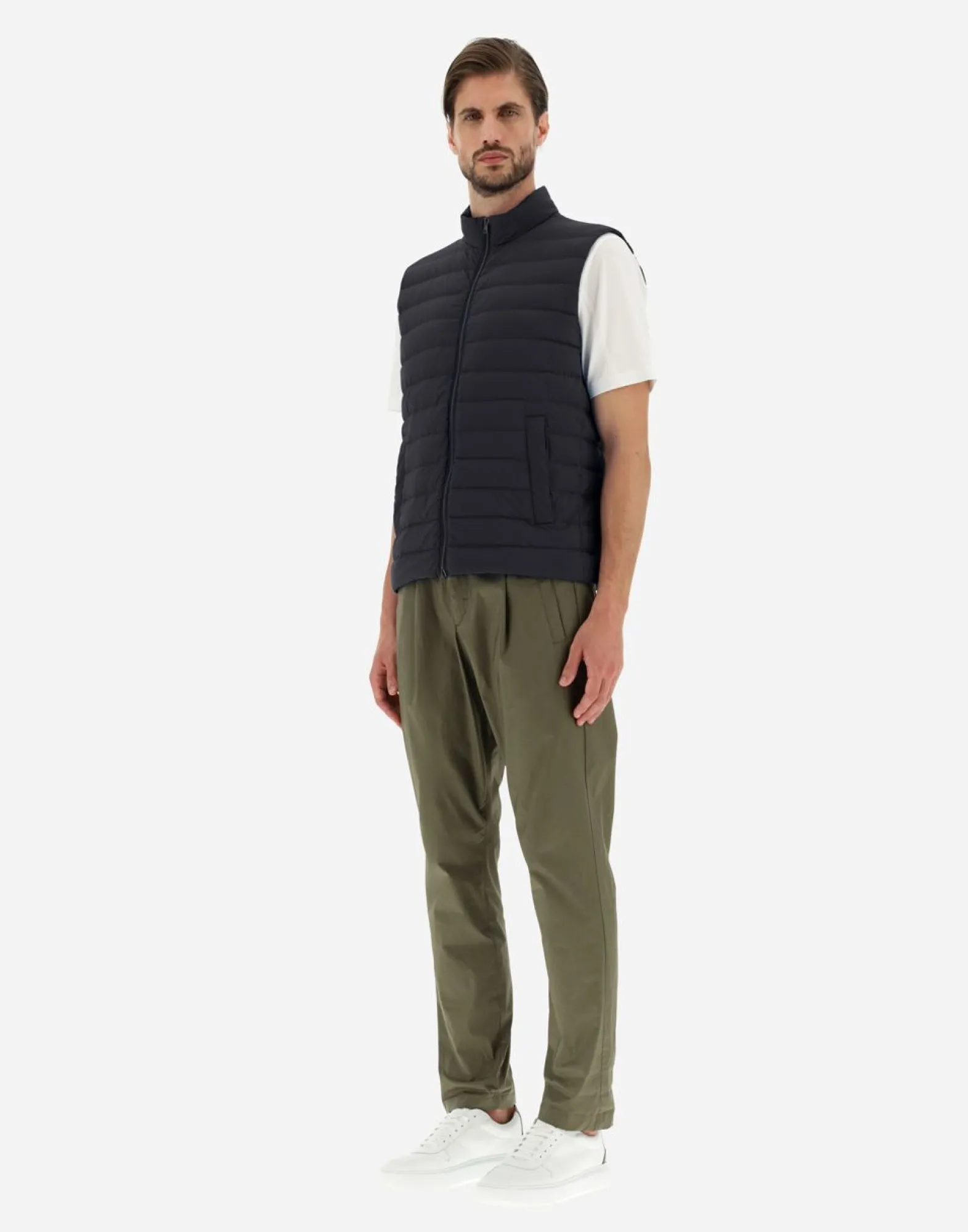 Gilet In Nuage Con Dettagli Monogram>Herno Clearance