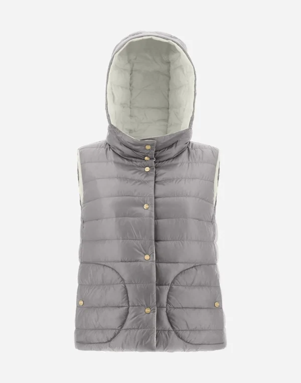 Gilet In Nuage Reversibile A Nylon Ultralight>Herno Best Sale