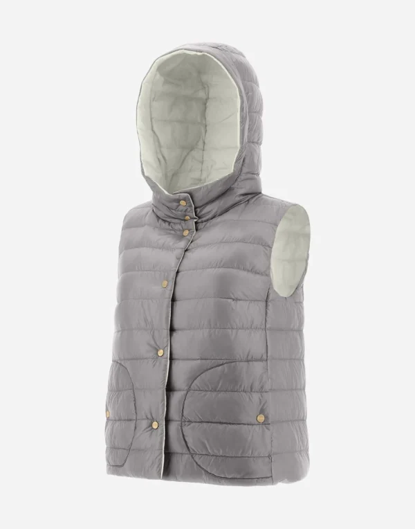Gilet In Nuage Reversibile A Nylon Ultralight>Herno Best Sale