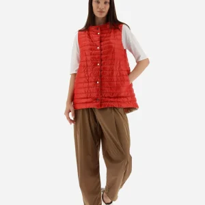 Gilet In Nylon Ultralight Reversibile Bicolore>Herno Sale