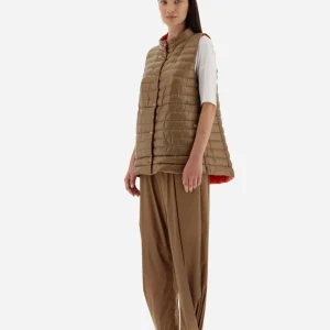 Gilet In Nylon Ultralight Reversibile Bicolore>Herno Sale