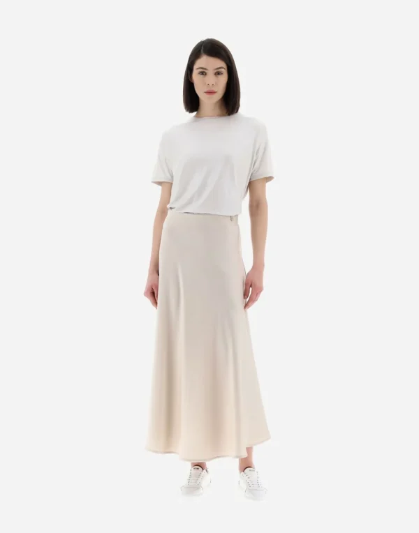 Gonna Resort In Satin Effect>Herno Store