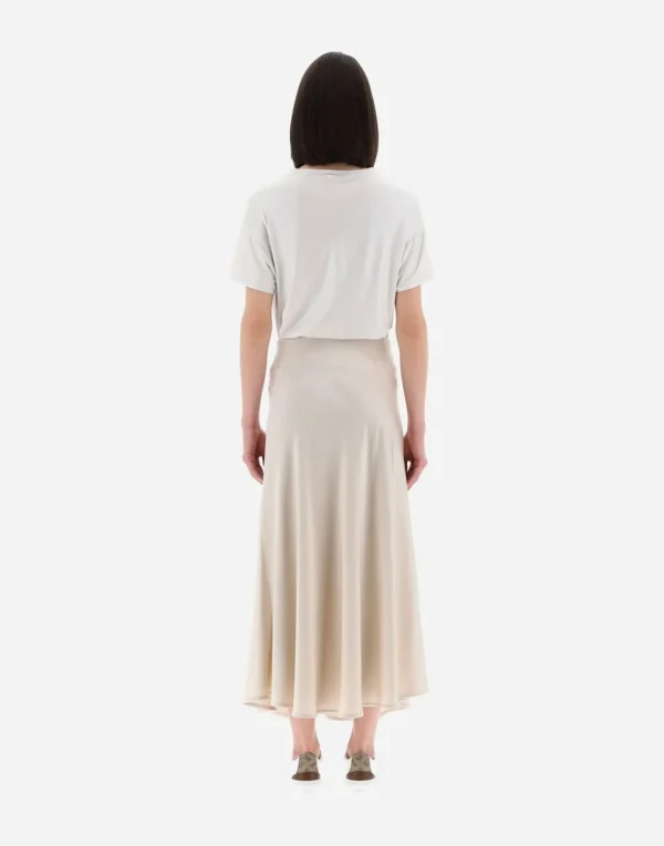 Gonna Resort In Satin Effect>Herno Store