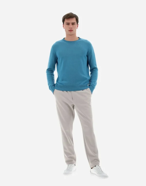 Pantaloni Resort In Boiled Wool Jersey>Herno Online